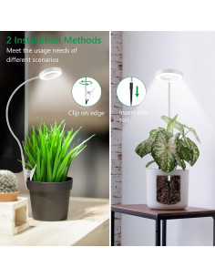 Luces de Crecimiento LED Xuligron 3 Paquete Espectro Completo 2