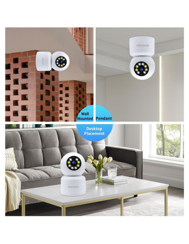 Cámara IP WiFi 4MP Dzcctvipc con Visión Nocturna 15m