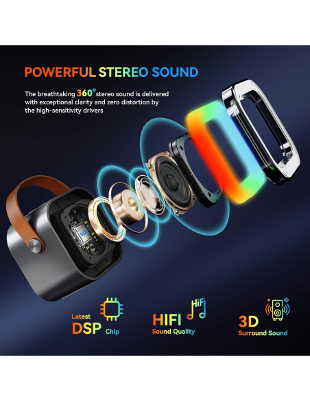 Máquina de Karaoke Peski K-51 Mini Bluetooth 2 Micrófonos