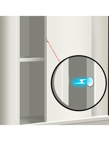 Mousike Imán de Puerta Magnético 4 Paquete Acero Inoxidable