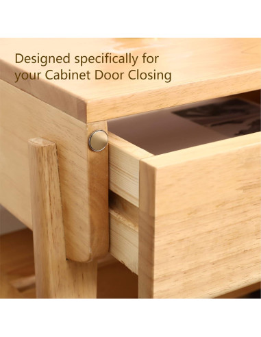 Mousike Imán de Puerta Magnético 4 Paquete Acero Inoxidable