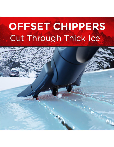 Cepillo de Nieve Mallory FORCE 43 cm con Raspador de Hielo