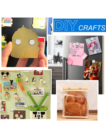 Imanes Neodimio TRYMAG 60Pcs 12x2mm para Oficina y DIY