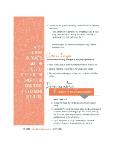 Luke Bible Study Guide plus Streaming Video: Gut-Level Compassion (Beautiful Word Bible Studies)