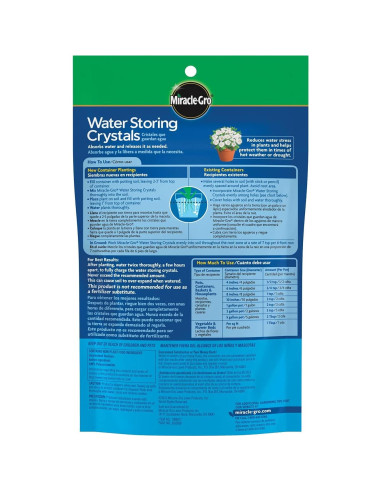 Cristales de Agua Miracle-Gro 340 g para Plantas