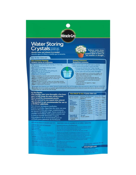 Cristales de Agua Miracle-Gro 340 g para Plantas
