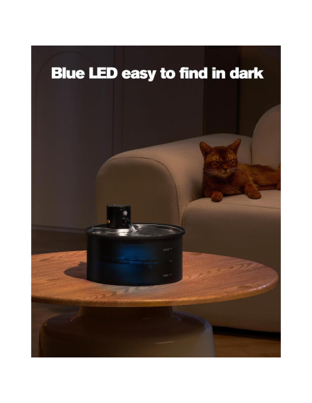 Fuente de Agua Inalámbrica VKIMISS 3.2L para Gatos