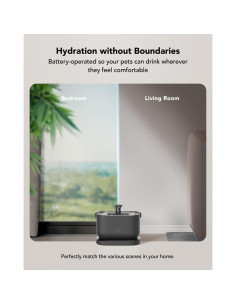 Fuente de Agua para Gatos PETLIBRO Inalámbrica 2.5L 2