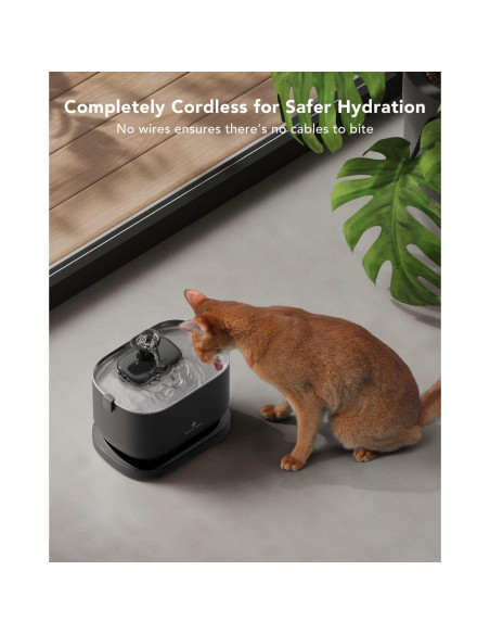 Fuente de Agua para Gatos PETLIBRO Inalámbrica 2.5L