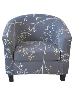 Funda de Silla de Club CRFATOP 2 Piezas Elástica Floral