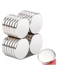 Imán de Neodimio Keukenket 20x3mm 25 Piezas Fuerte