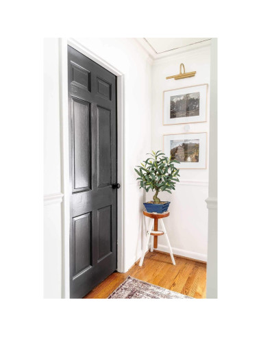 Árbol de Olivo Falso Briful 46 cm con Maceta Azul Decorativa