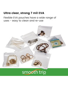 Bolsas de Pastillas Smooth Trip - 24 Reutilizables 8.26x8.89cm 2