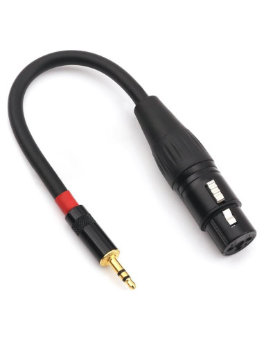 Cable de Micrófono NANYI 3.5mm a XLR Hembra 0.2M