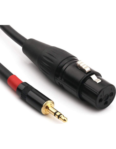 Cable de Micrófono NANYI 3.5mm a XLR Hembra 0.2M