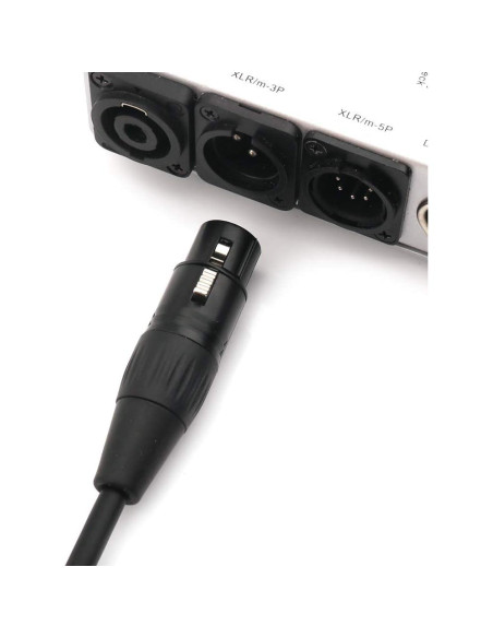 Cable de Micrófono NANYI 3.5mm a XLR Hembra 0.2M