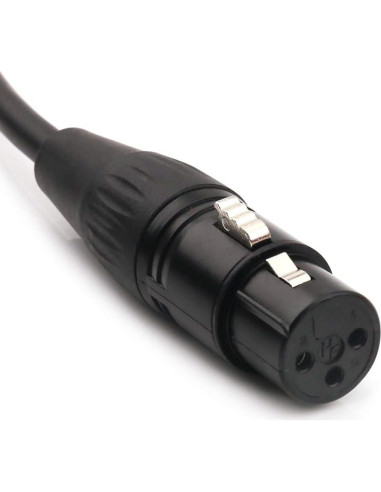 Cable de Micrófono NANYI 3.5mm a XLR Hembra 0.2M