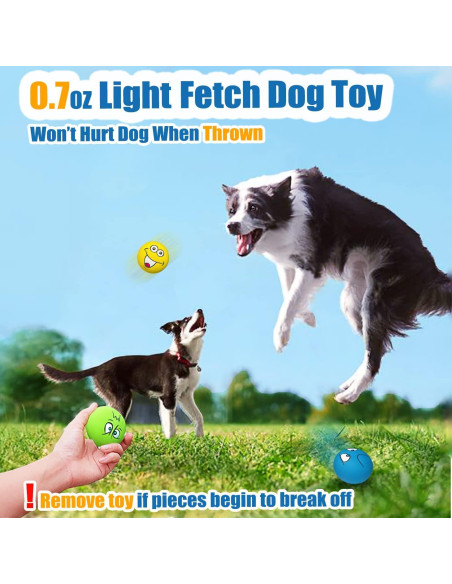 Juguetes de goma para perros HOLYSTEED 6 piezas chirriantes