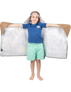 Toalla con Capucha Franco Kids Jurassic World 61x127 cm 2