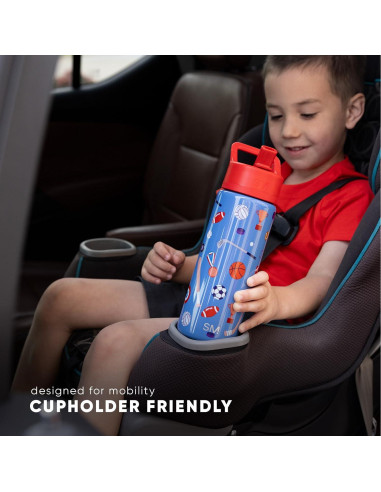 Botella de Agua Aislada Simple Modern Kids 414ml Tie-Dye