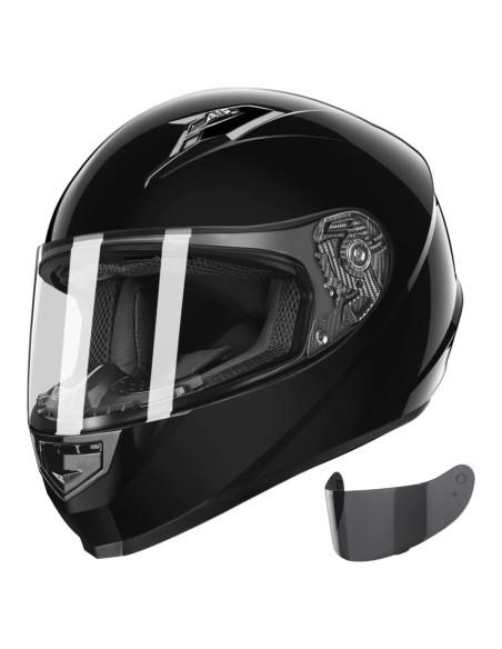 Casco GLX GX11 Integral Negro Extra Grande con Visera Casco GLX GX11 Integral Negro Extra Grande con Visera