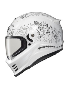 Casco Integral ScorpionEXO Covert FX Litas 2 Blanco Grande