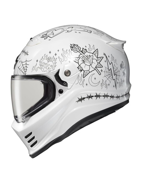 Casco Integral ScorpionEXO Covert FX Litas 2 Blanco Grande