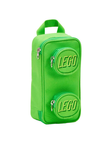 Funda de Ladrillos LEGO Verde 20x10x6 cm para útiles