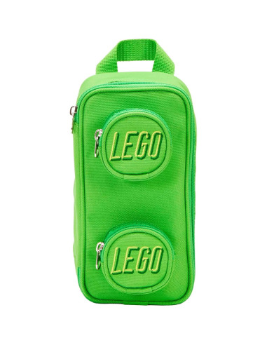 Funda de Ladrillos LEGO Verde 20x10x6 cm para útiles