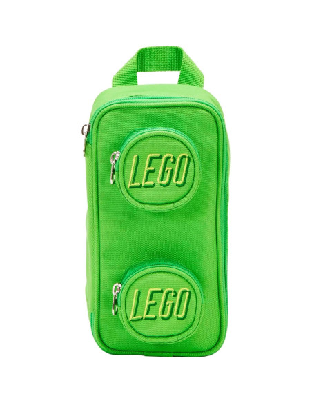 Funda de Ladrillos LEGO Verde 20x10x6 cm para útiles