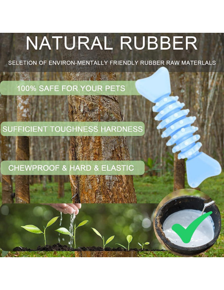 Juguetes para Cachorros CGBD Paquete de 6 Azul Masticar