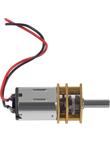 10 Piezas Motor de Engranaje Mini N20 DC 3V-6V Metal