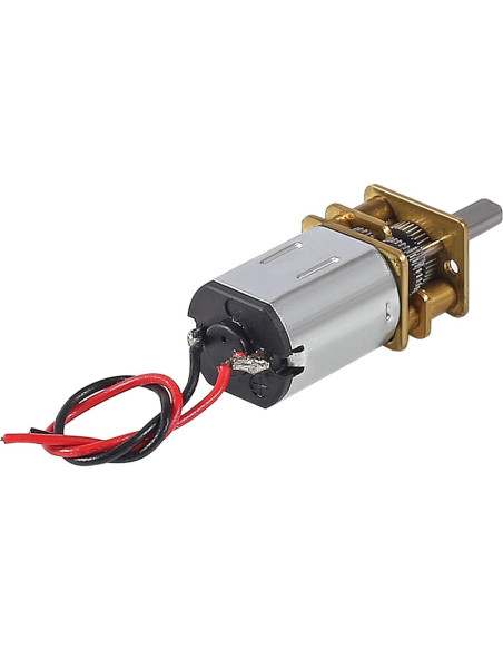 10 Piezas Motor de Engranaje Mini N20 DC 3V-6V Metal