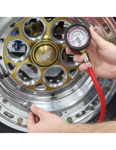 Medidor de Presión de Neumáticos Analógico Longacre 50417 0-4 Bar