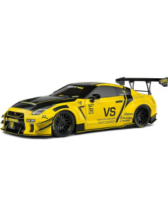 Modelo Diecast Skyline GT-R R35 Amarillo 1/18 Solido 2