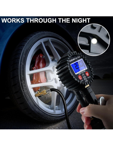 Medidor de Presión de Neumáticos Digital ENDARK 250 PSI