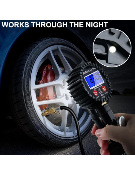 Medidor de Presión de Neumáticos Digital ENDARK 250 PSI