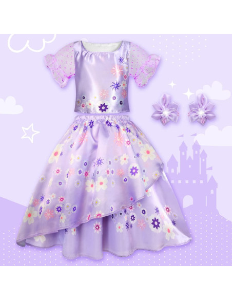 Vestido de Princesa Meland para Niñas con Accesorios Vestido de Princesa Meland para Niñas con Accesorios