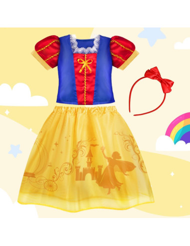 Vestido de Princesa Meland para Niñas con Accesorios