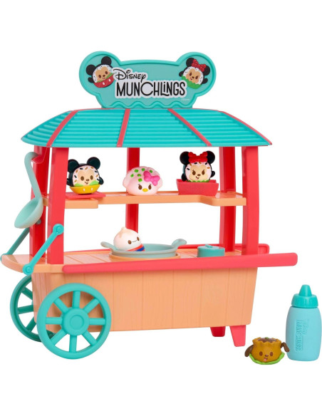 Juego de Carrito de Dumplings Just Play Disney Munchlings 11 Piezas Juego de Carrito de Dumplings Just Play Disney Munchlings 11 Piezas