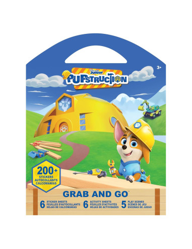 Set de Pegatinas Disney Pupstruction Trends International