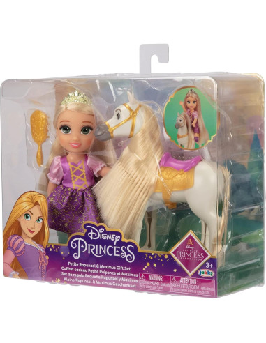 Muñeca Rapunzel Disney Princess 15.24 cm con Maximus