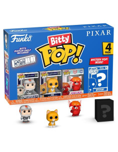 Funko Pop Bitty Pixar 4-Pack - Buzz Lightyear, Sox, Panda Rojo Mei
