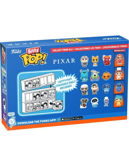 Funko Pop Bitty Pixar 4-Pack - Buzz Lightyear, Sox, Panda Rojo Mei