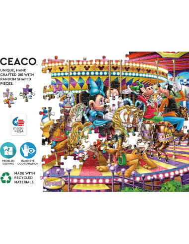 Rompecabezas Disney Carrusel Ceaco 300 Piezas 54x38 cm