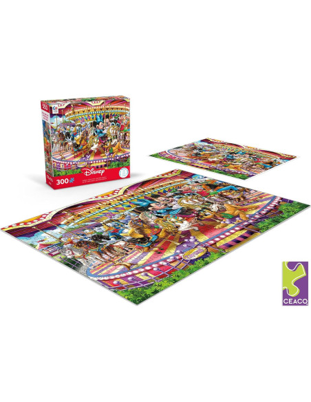 Rompecabezas Disney Carrusel Ceaco 300 Piezas 54x38 cm Rompecabezas Disney Carrusel Ceaco 300 Piezas 54x38 cm