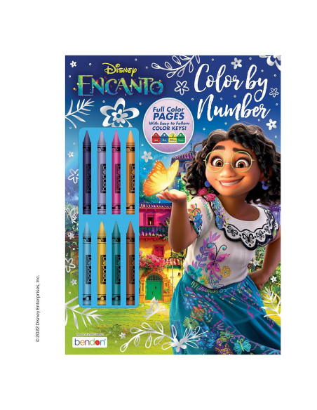 Libro de Colorear Disney Encanto Bendon 32 Páginas con Crayones