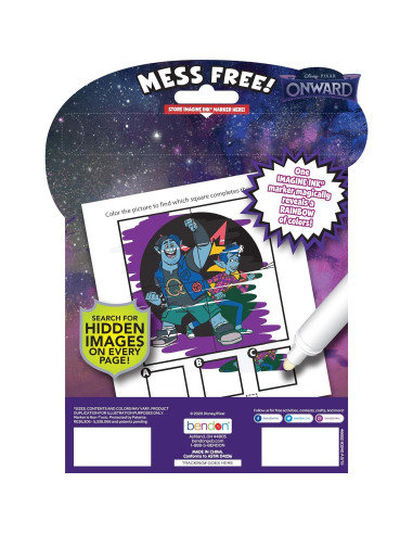 Libro de Colorear Imagine Ink Disney Onward 24 Páginas