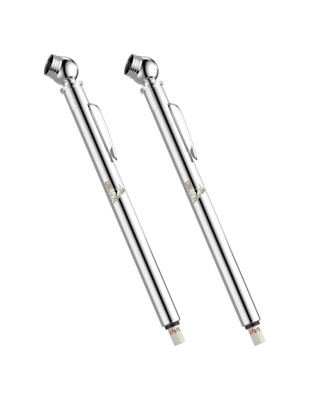 Medidor de Presión de Neumáticos UNCO - 2 Paquete, 10-75 PSI