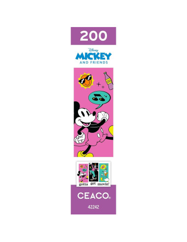 Rompecabezas Ceaco Disney Mickey y Amigos 200 Piezas 38.1cm